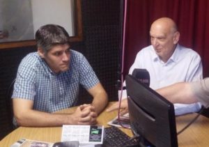 L. Pastori junto a Ricardo Andersen