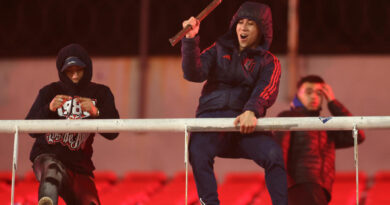 Batalla campal en Independiente-Universidad de Chile