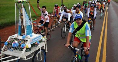 Los biciperegrinos ya están camino a Itatí